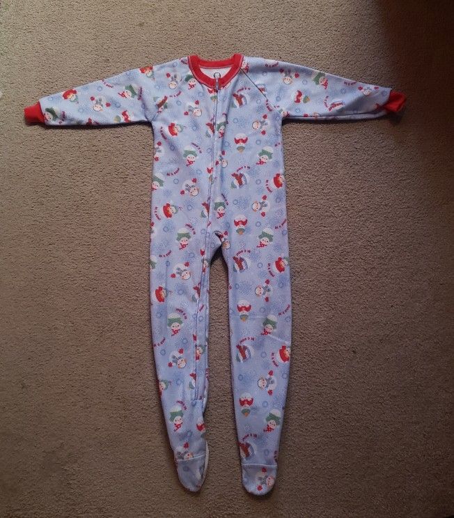Fleece Footed Onsie Pajamas Size 5T