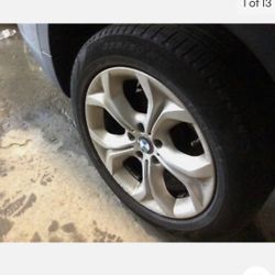 2013 BMW X5 Rim With Tire 