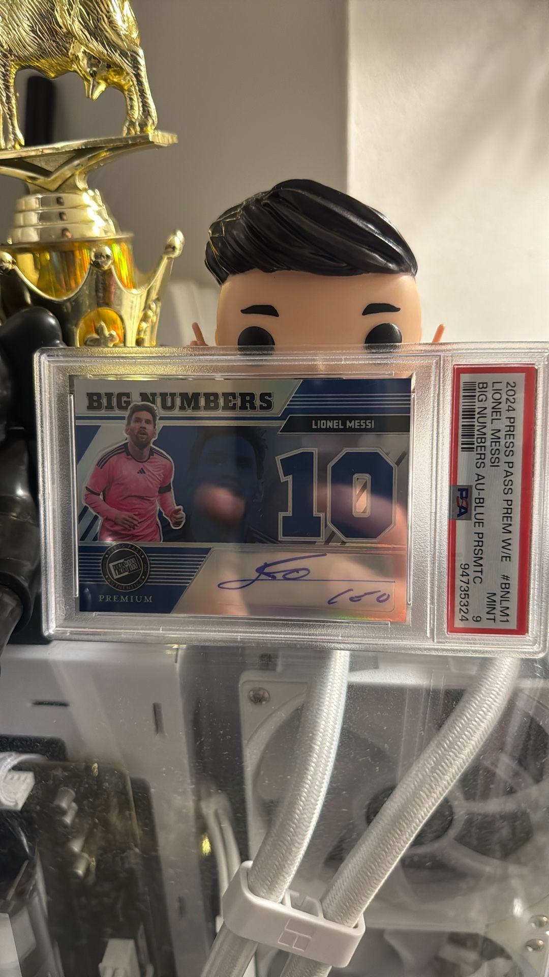 Messi Auto Psa 9