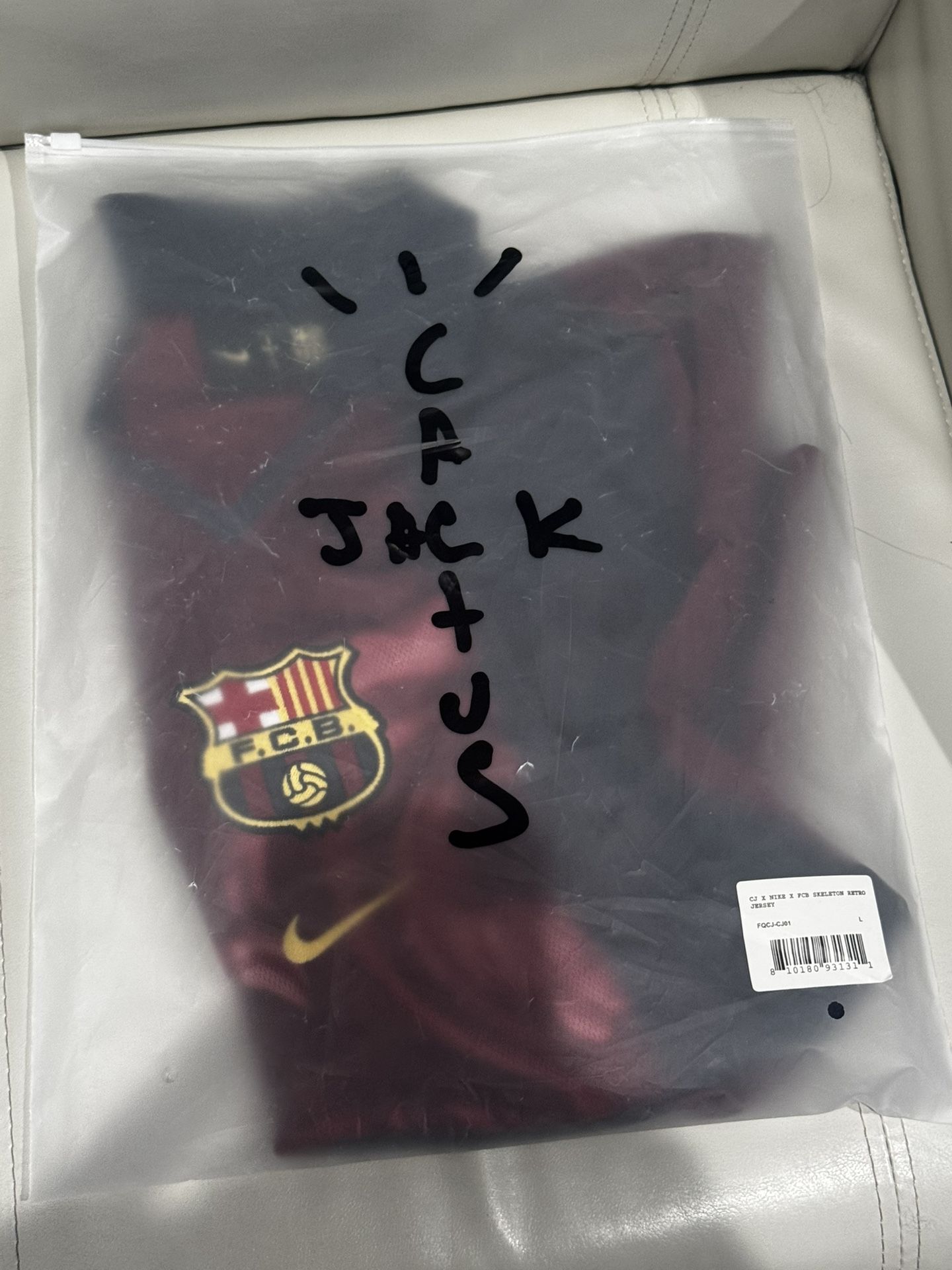 Cactus Jack X Nike X FC Barcelona Jersey • Travis Scott • L •