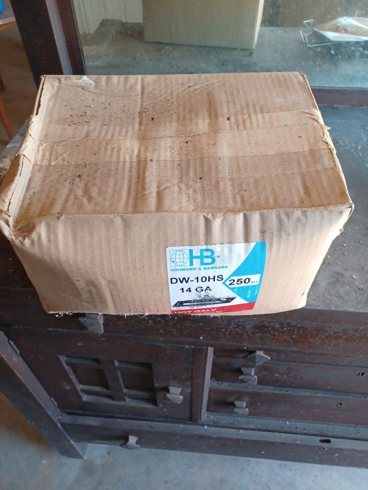 2 Boxes HB DW- 10hs 14 GA. Hot Galv 250 Pcs Each Box