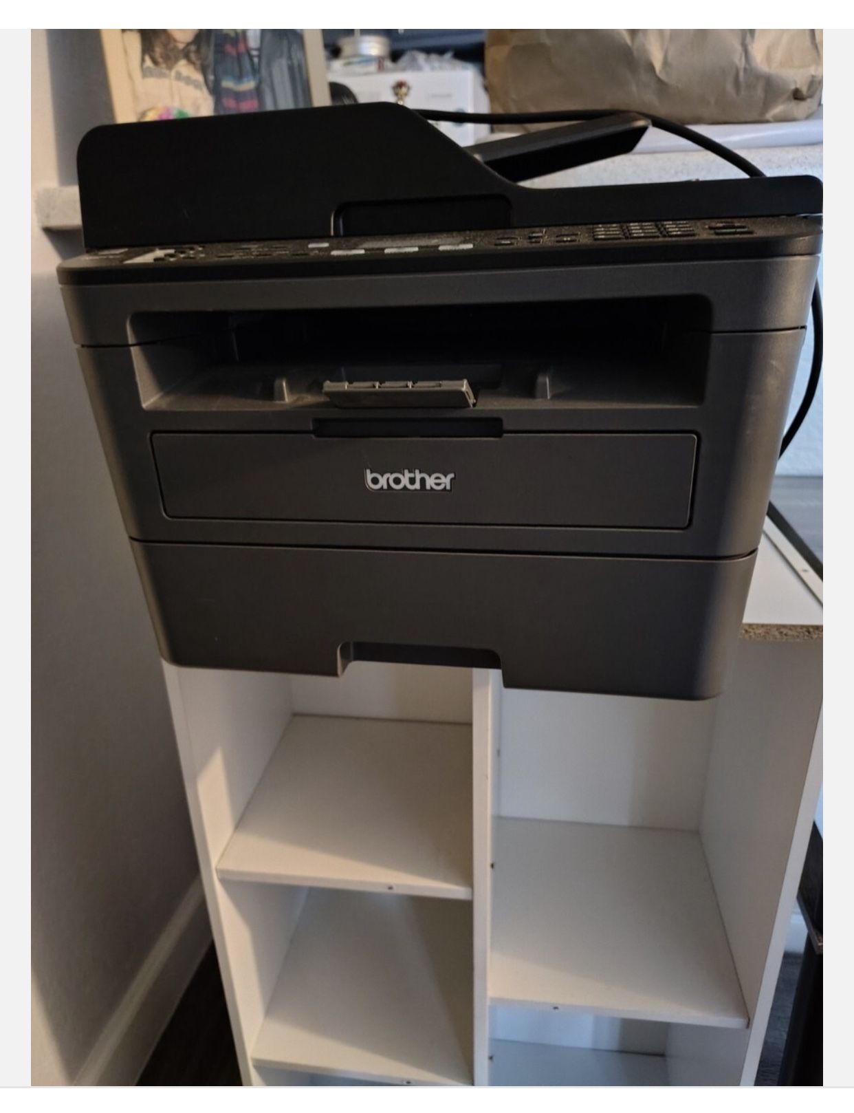 Brother MFCL2750DW Monochrome All-in-One Wireless Laser Printer Duplex Copy Scan