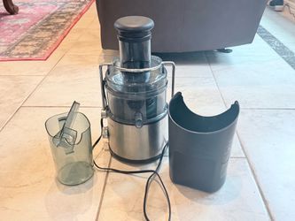 Stainless Steel Centrifugal Juicer with Accessories