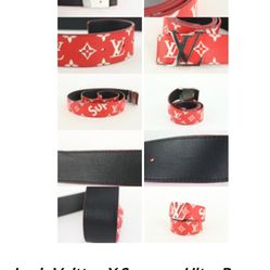 Louis Vuitton X Supreme 2017 Belt