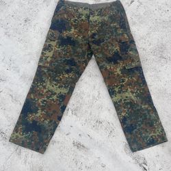 German Bundeswehr Flecktarn Camo Military Army Pants Uniform 34x32