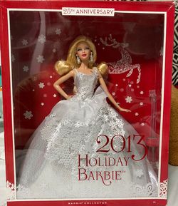 2011 and 2013 Holiday Barbie