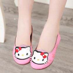 Super cute hello kitty pink flat shoes