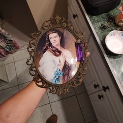 Vintage Italian Portraits In Domed Glass Frames