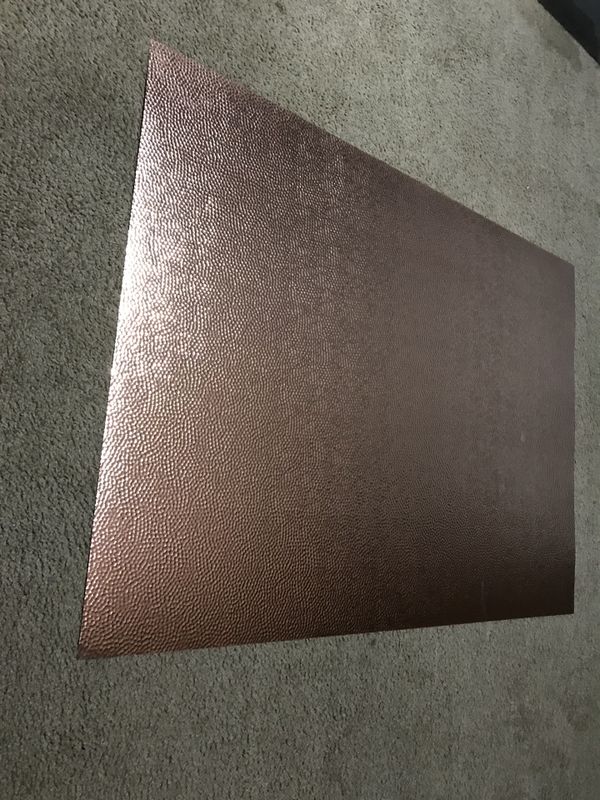 New Hammered Copper Sheets 3FTx10FT. 300 per sheet for Sale in Coweta