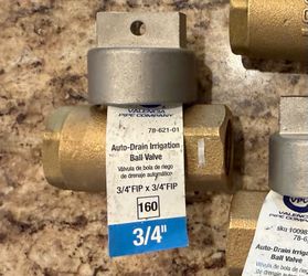 3/4 in. Bronze FNPT In-Line Irrigation Ball Valve