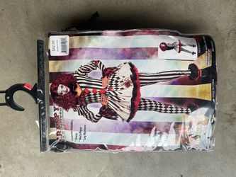 Scary girl clown