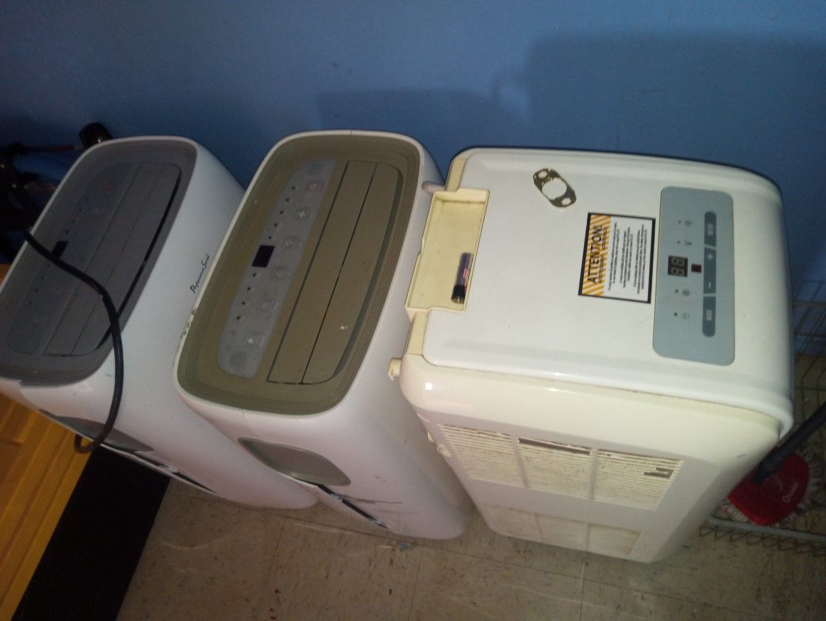3 Portable AC 's 