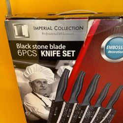 Black Stone 6 Pcs Knife 