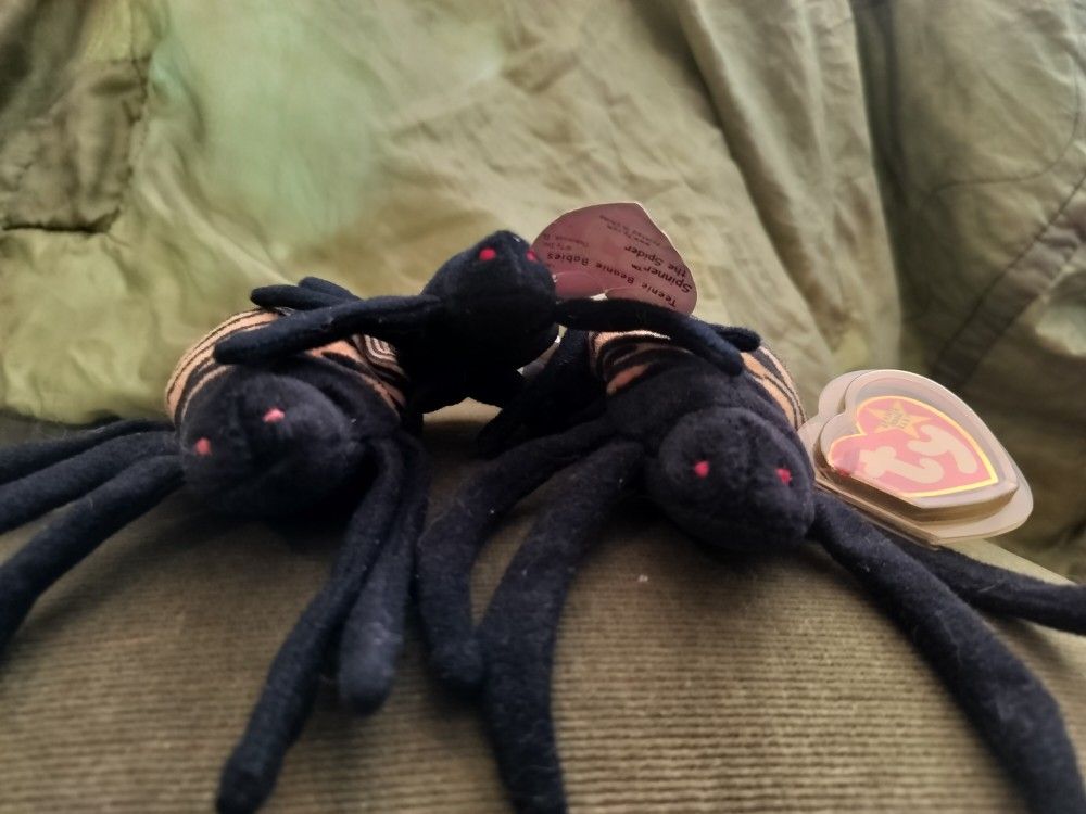Beanie Babies 2 Spinners 1 Teenie Beanie Baby Spinner