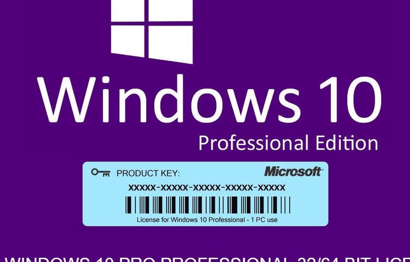 Windows 10 Pro Genuine 32/64 Bit Key (Always Available)