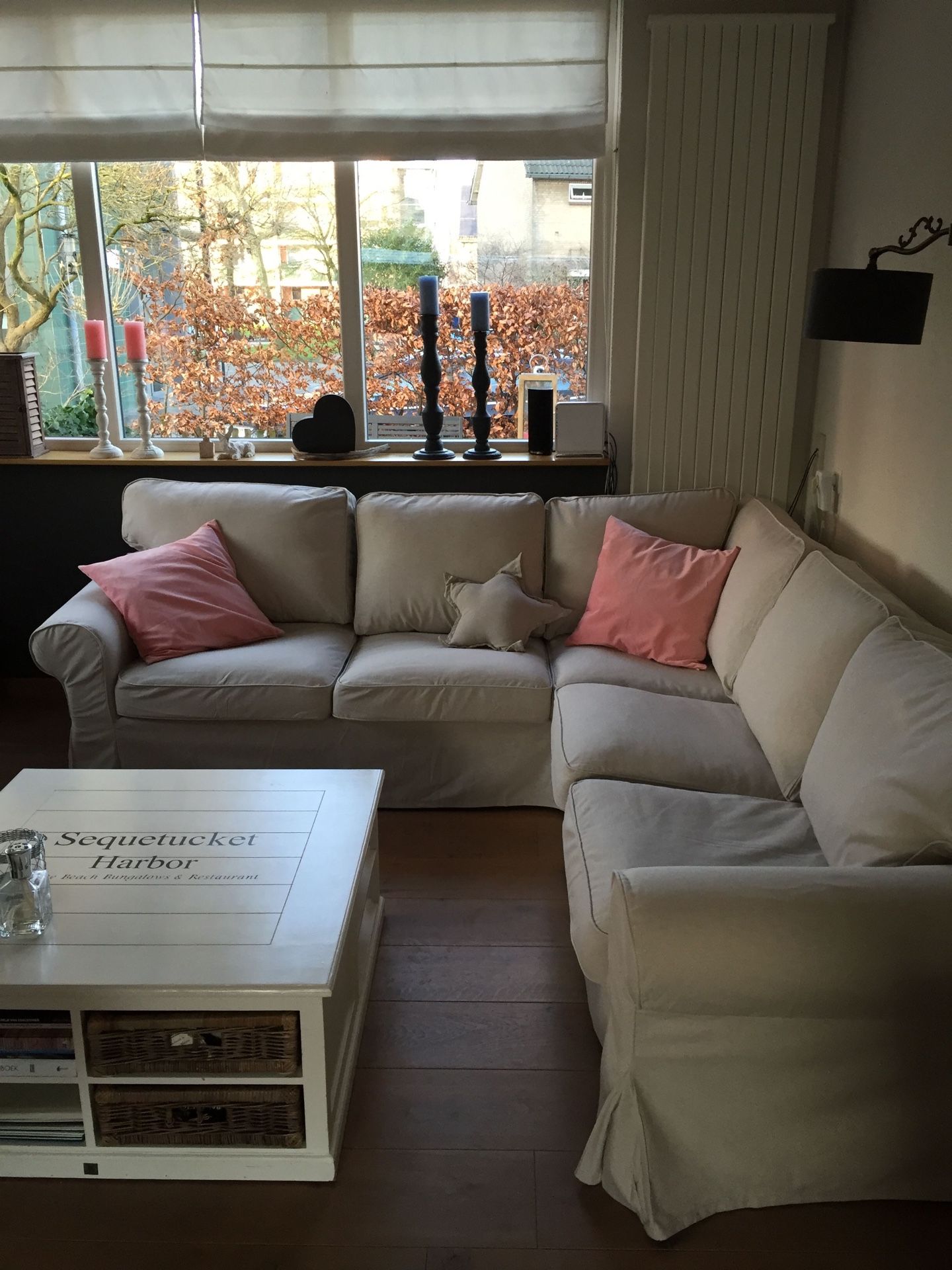Ikea ektorp sectional with dark beige cover must see!! - Can Deliver