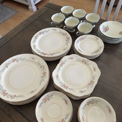 Vintage Fine China Homer Laughlin Eggshell Nautilus