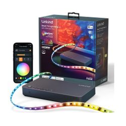 LINKIND ET6 Smart TV Backlights with HDMI 2.0 Sync Box LED Light Strip for 90inch TV