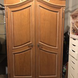 Beautiful French Armoire (solid wood)