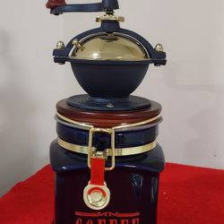 Herman Dodge & Sons Cobalt Blue Coffee Grinder Hues and Brews