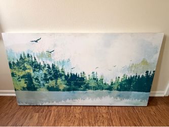 Forest Landscape Canvas Art – 56 x 30 in