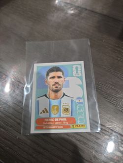 Panini FIFA Rodrigo De Paul Sticker Card