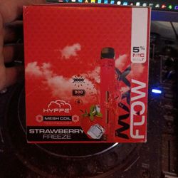 Hyppe Max Flow Strawberry Freeze Box Of 10