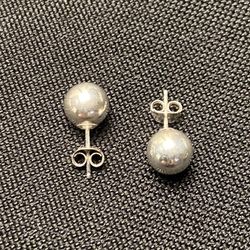 STERLING Ball EARRINGS 