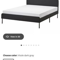 Ikea Bed Frame And Mattress - Full Size