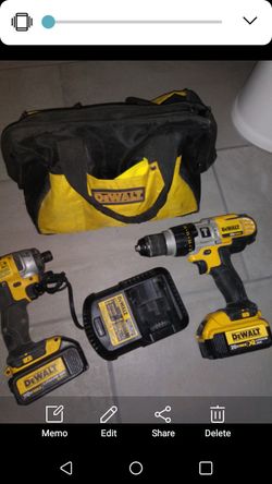 20volt Dewalt Hammer drill & Impact