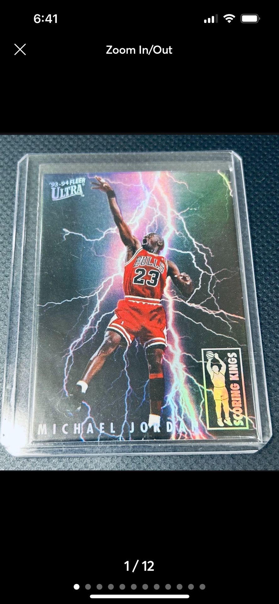 1993-94 Fleer Ultra Scoring Kings Michael Jordan CUSTOM Reprint $50