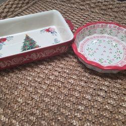 Christmas, Baking Pans, And Decor