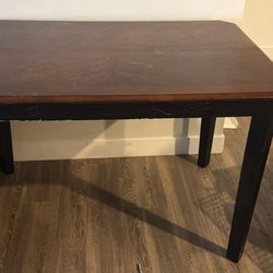 Large wood table
