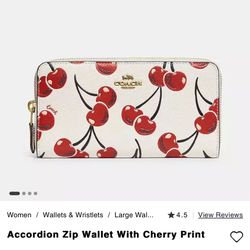 Coach Cherry Wallet