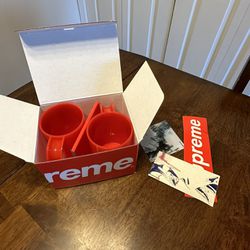 Supreme Heller Mugs with Stickers
