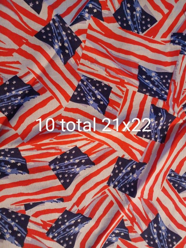 American Flag Bandanas