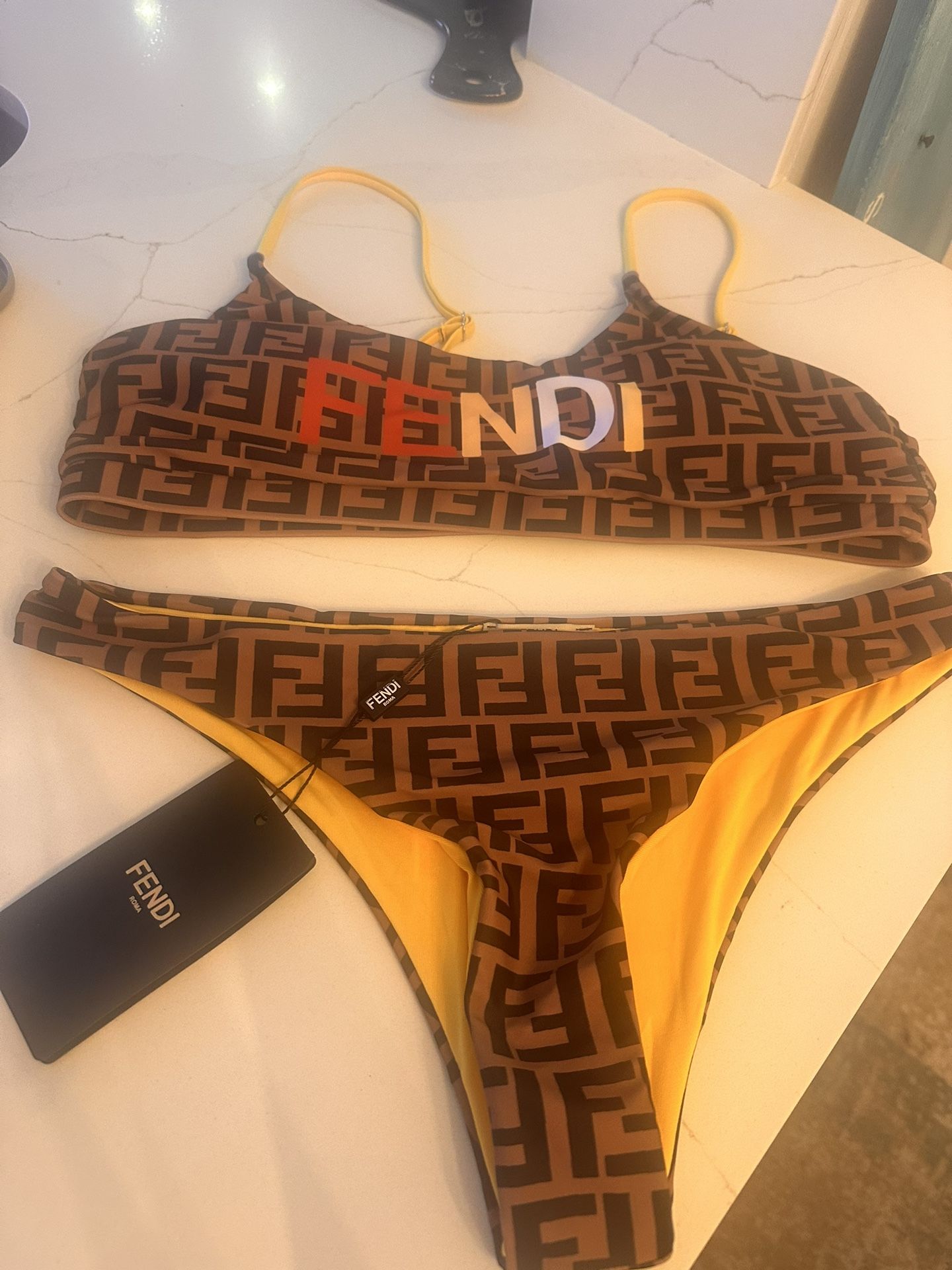 Fendi bikini New With Tags L-XL