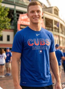 ⚾️Nike Dri-Fit Chicago Cubs Mens Short Sleeve T-Shirt Size-XL⚾️
