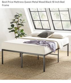 Bed frame queen and mattress !