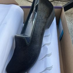  Dansko Olivia Loafer Black Hair Calf Shoe Size 12