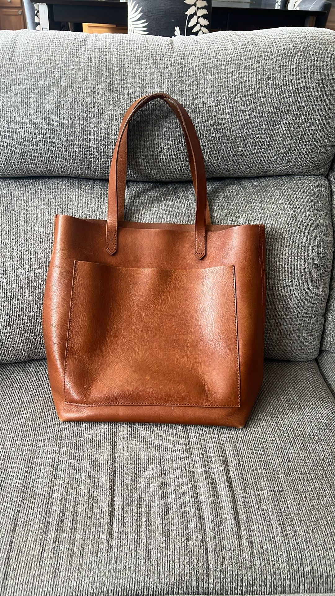 Madewell Leather Tote Bag