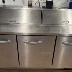 72” Deli Sandwich Prep Fridge 