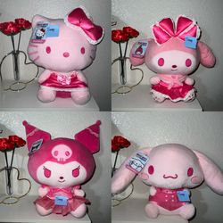 Pink Hello Kitty & Friends Large Plush 