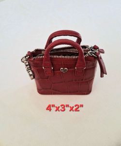 Brighton Zippered Coin Keychain Mini Purse