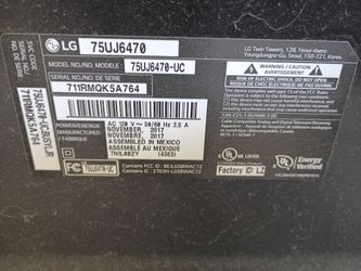 LG 75" TV