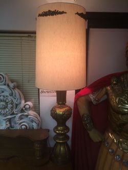 Beautiful Gold Mid-Century Lamp