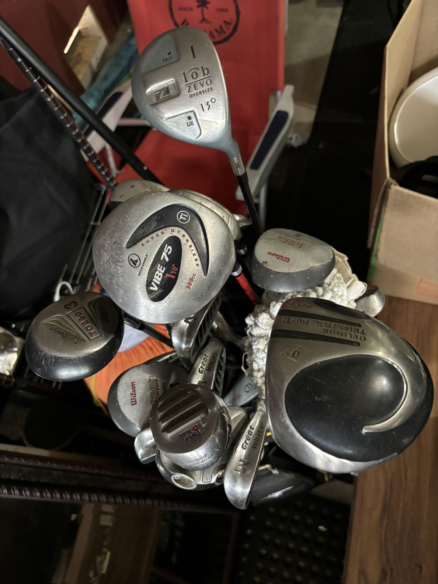 Golf Clubs And Bag