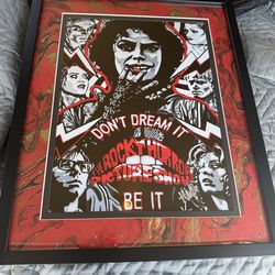 Signed ( V.Shadow ) Rocky Horror Picture Show artist print