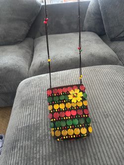 Beaded Crossbody Mini Bag