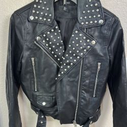 Small Black studded Jacket (Forever 21)